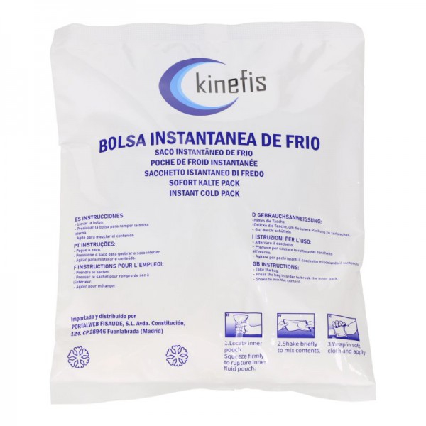 Saca de Gelo Instantâneo Kinefis Cryo Therm Fast (14x18 cm) Saca de Gelo Instantâneo Kinefis Cryo Therm Fast (14x18 cm)